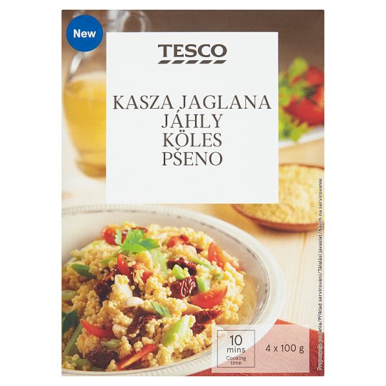 Tesco Jáhly 4 x 100g
