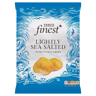 Tesco Finest Smažené bramborové lupínky lehce solené 150g