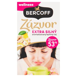Bercoff Klember Wellness Zázvor extra silný aromatizovaný bylinný čaj 20 x 2,0g