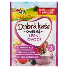 Bona Vita Dobrá kaše Oatmeal Forest Fruit 55g