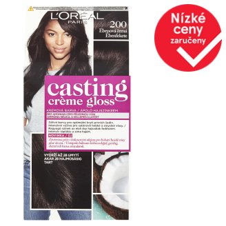 L'Oréal Paris Casting Crème Gloss Ebenová černá 200