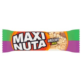 Maxi Nuta Tyčinka ořechy & med 35g