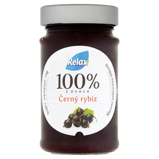 Relax 100% z ovoce černý rybíz 220g