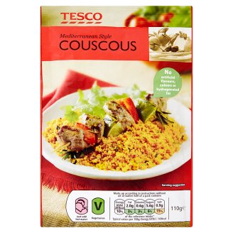 Tesco Kuskus s rajčaty, cibulí a černými olivami 110g