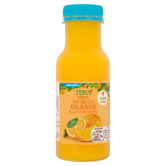 Tesco 100 Orange Juice 250ml Tesco Groceries