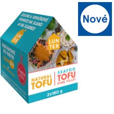 Lunter Tofu naturální and Seafoo Tofu Pink Fillet 2 x 180g