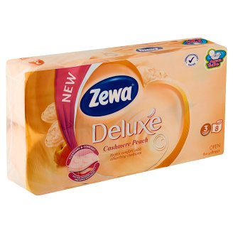 Zewa Deluxe Cashmere Peach toaletní papír 8 rolí