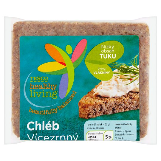 Tesco Healthy Living Chléb vícezrnný 500g