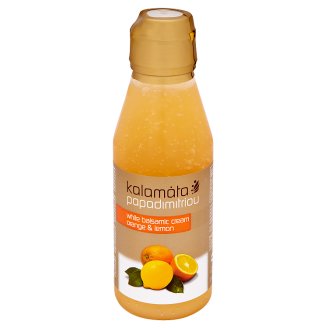 Papadimitriou Kalamata Bílý balsamicový krém s příchutí pomeranče a citrónu 250ml