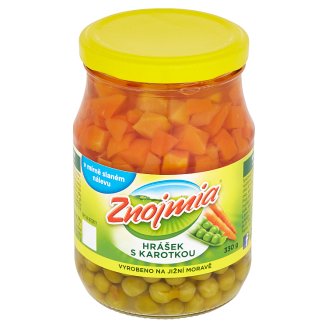 Znojmia Hrášek s karotkou 330g