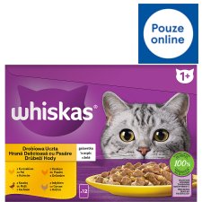 Whiskas Poultry Feast in Jelly 12 x 85g (1.02kg)