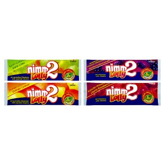 Storck Nimm2 Lolly drops s příchutí černého rybízu a ostružin s vitaminy 10g