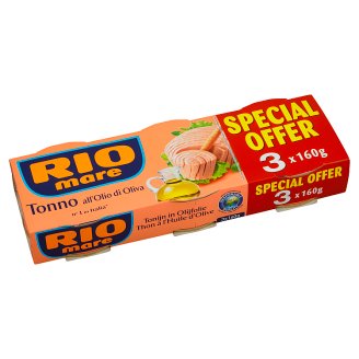 Rio Mare Tuňák v olivovém oleji 3 x 160g