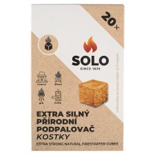 Solo Extra silný přírodní podpalovač kostky 20 ks