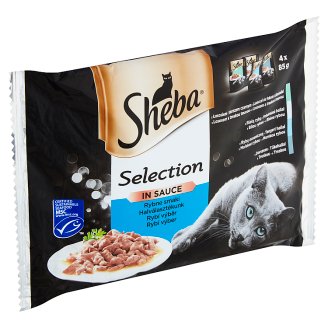 Sheba Rybí výběr 4 x 85g