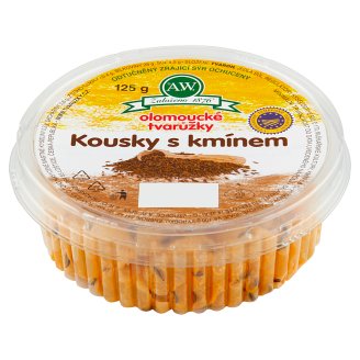 A.W. Olomoucké tvarůžky kousky s kmínem 125g