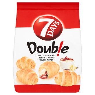 7 Days Doub!e Mini croissant kakao-vanilka 60g