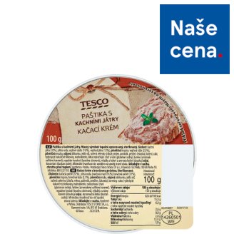 Tesco Paštika s kachními játry 100g