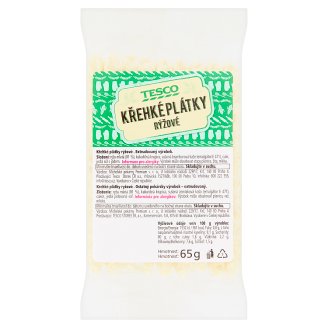 Tesco Křehké plátky rýžové 65g