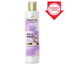 Pantene Silky & Glowing Šampon s Biotinem a Regeneračním Keratinem 250 ml pro Suché Vlasy