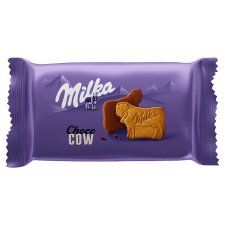 Milka Choco Cow Cookies Semi-Dipped with Milk Chocolate from Alpine Milk 40g