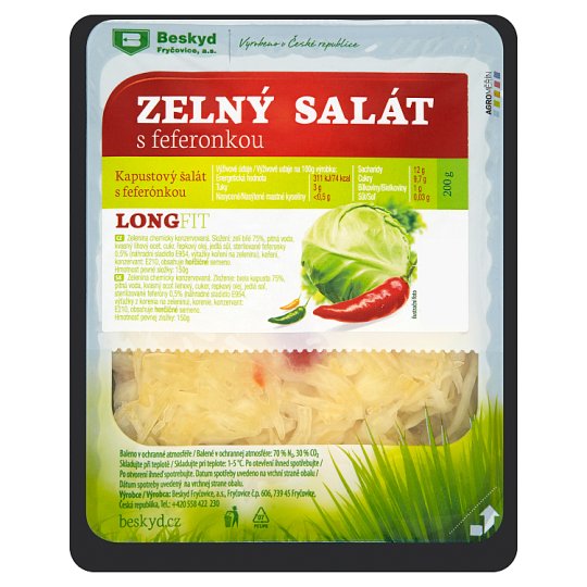 Beskyd Long Fit Zelný salát s feferonkou 200g