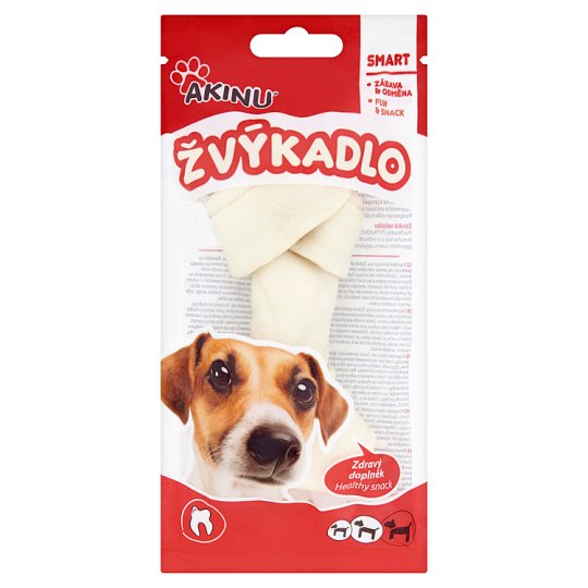 Akinu Žvýkadlo uzel žvýkací bílý 15 cm 1 ks