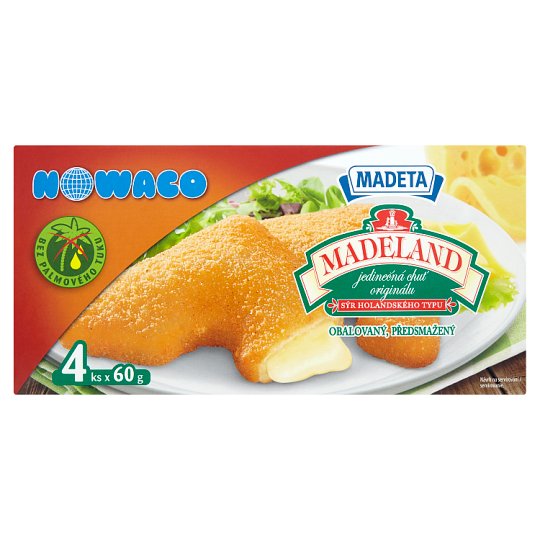 Nowaco Madeta Madeland obalovaný, předsmažený 4 x 60g