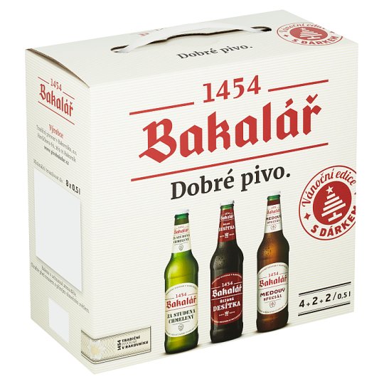 Bakalář Good Beer Christmas Edition with Gift 8 x 0.5L