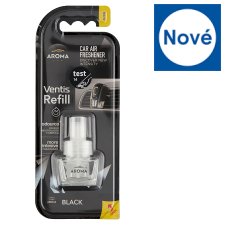 Aroma Car Ventis Refill Black Odourco Car Air Freshener 8ml