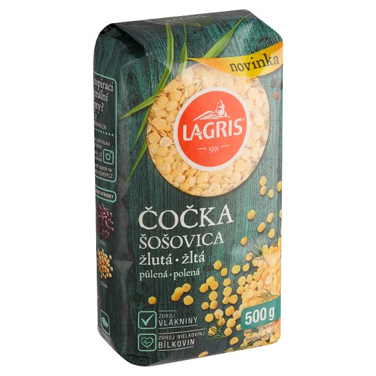 Lagris Half Yellow Lentil 500g