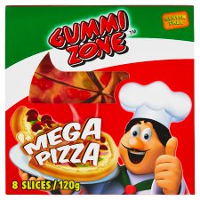 Gummi Zone Mega pizza želé 8 ks 120g