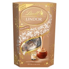 Lindt Lindor Candies Made of Milk Chocolate with Soft Filling with Taste of Irish Cream 200g