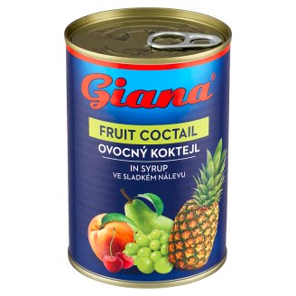 Giana Ovocný koktejl ve sladkém nálevu 410g