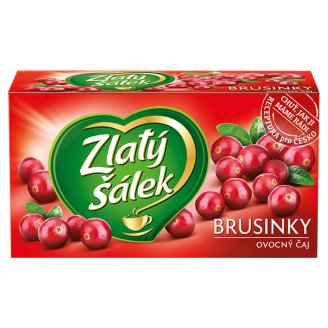 Zlatý Šálek Ovocný čaj brusinky 20 x 1,75g