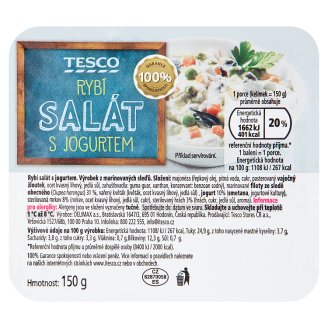 Tesco Rybí salát s jogurtem 150g