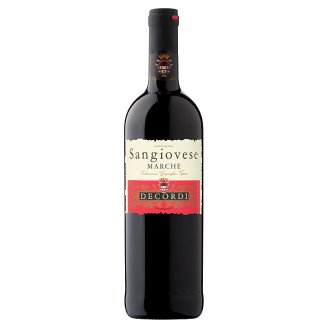 Decordi Sangiovese Marche červené víno 750ml