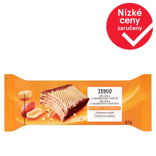 Tesco Oplatka s arašídovou náplní 47g