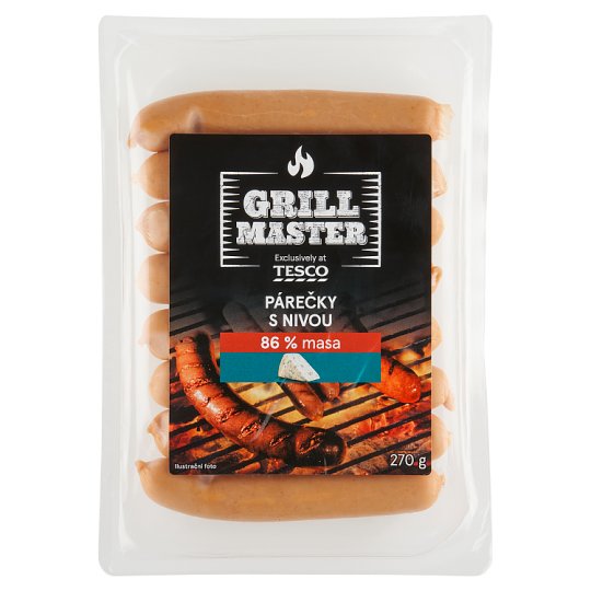 Tesco Grill Master Sausages with Blue Cheese 270g