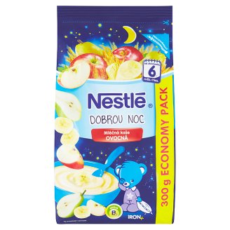 Nestlé Dobrou noc Mléčná kaše ovocná 300g