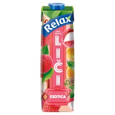 Relax Exotica ovocný nápoj liči jablko pomeranč 1l