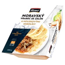 Hamé Moravský vrabec se zelím a knedlíky 450g