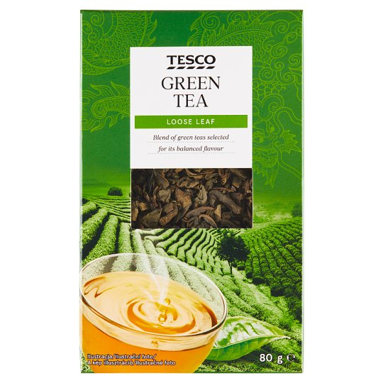 Tesco Green Tea Loose Leaf 80g