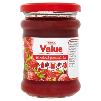 Tesco Value Jahodová pomazánka 270g