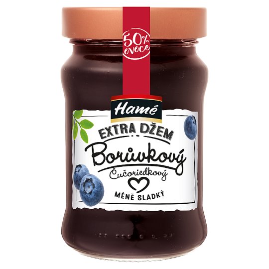 Hamé Sweet Extra Jam Borůvka, méně sladký 340g
