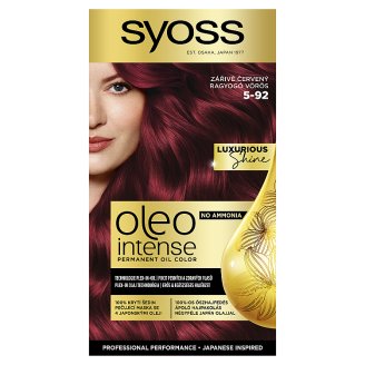 Syoss Oleo Intense dlouhotrvající olejová barva Zářivě Červený 5-92