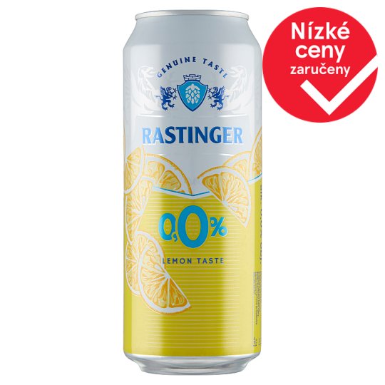 Rastinger Míchaný nápoj z nealkoholického piva a citronové limonády 500ml