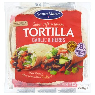 Santa Maria Tortilla herbs & garlic 320g