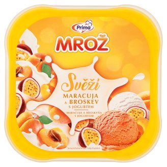 Prima Mrož Svěží maracuja a broskev s jogurtem 850ml