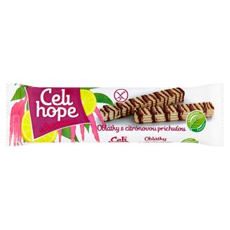 Celi Hope Oplatky s krémovou náplní s citronovou příchutí 25g